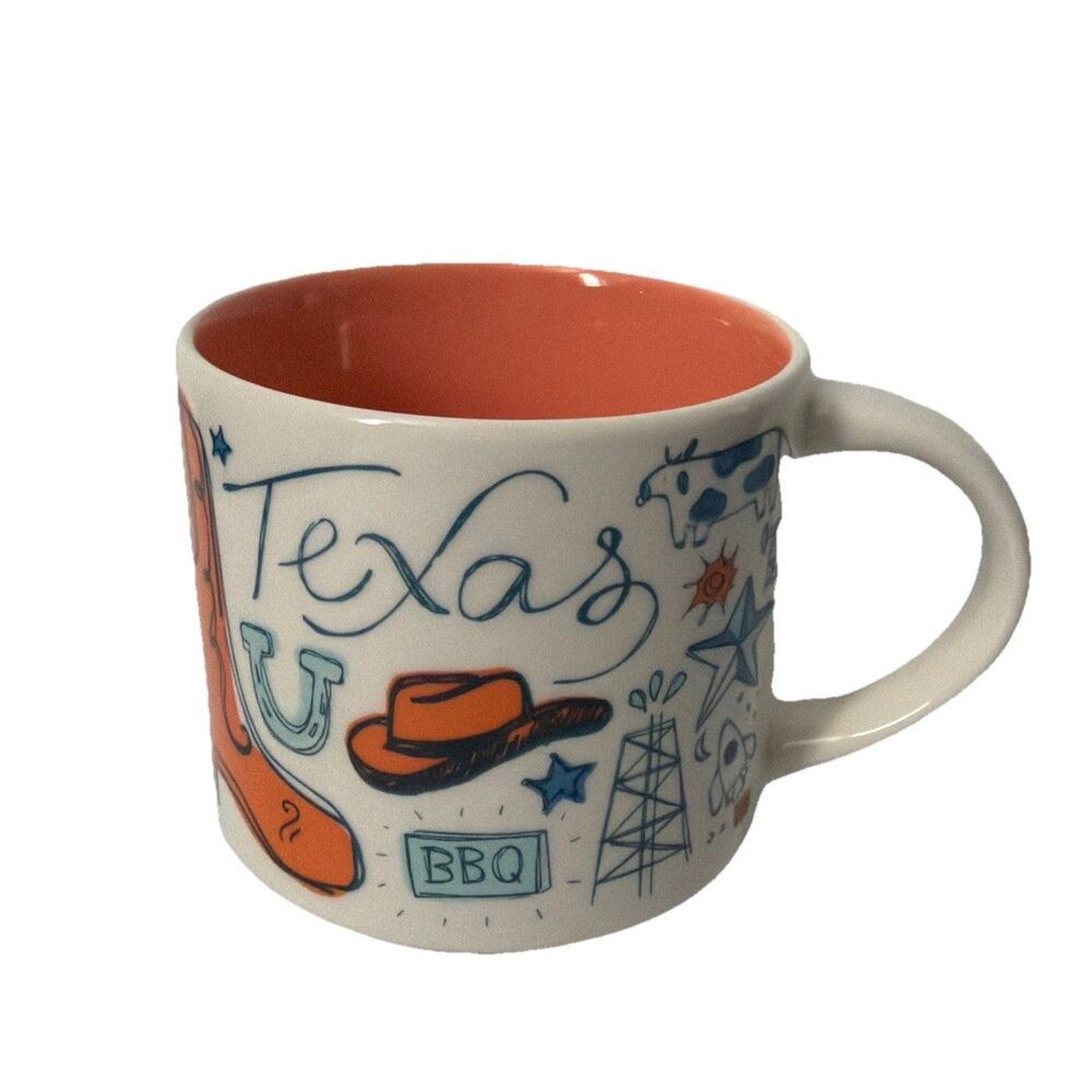 Starbucks TEXAS Been There Series/Collection 14oz Coffee Tea Mug Cup